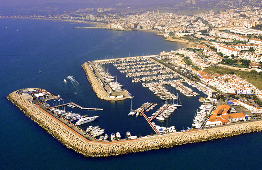 Urbanització del port esportiu d'Aiguadolç
