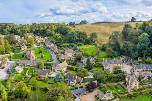 Poble de Snowshill als Cotswolds