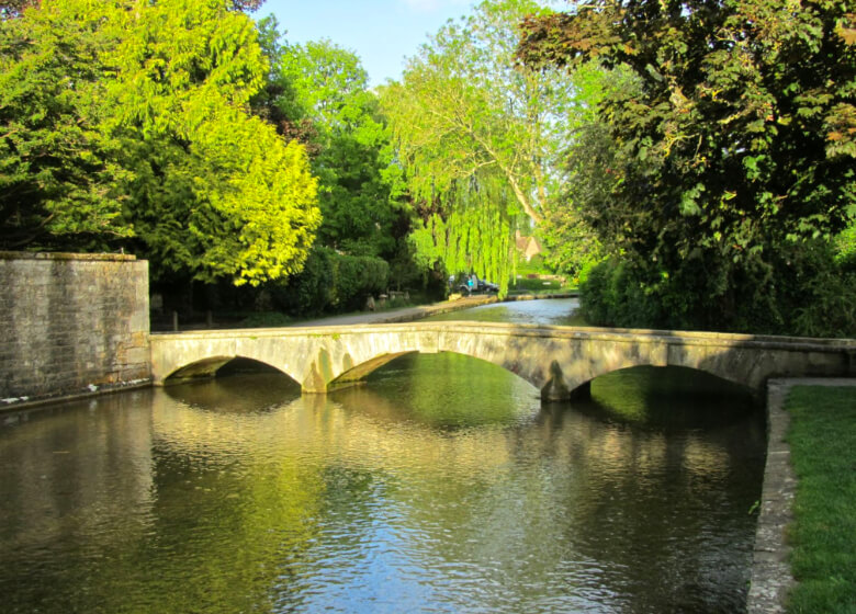 Ponts del poble de Bourton-on-the-Water sobre el riu Windrush